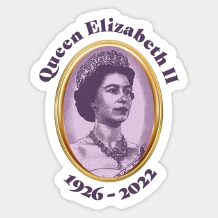 RIP Queen Elizabeth II Sticker